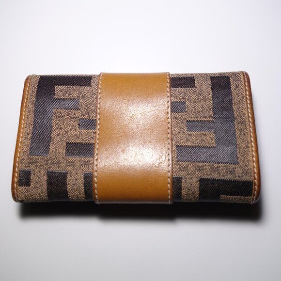 Vtg Fendi Roma Card & Key Case Holder Made In Italy, 2.5 in x 4.25 in (Folded) - Picture 5 of 16
